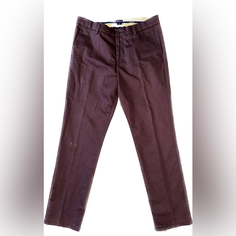 Dockers Slim Fit Flex Comfort Burgundy Dress Pants